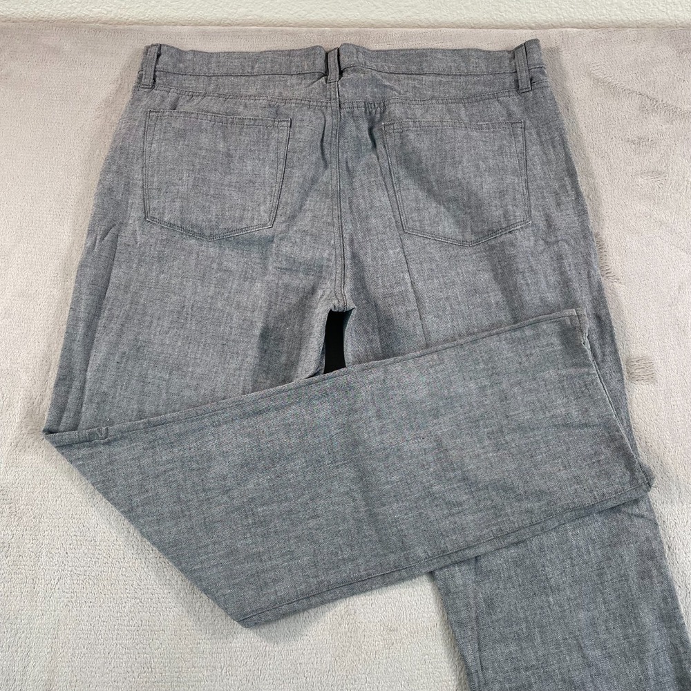 J Brand Kane Jeans Men 40x34‎ Grey Denim Slim Straight Fit Designer Made in USA